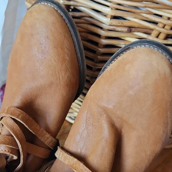 Free People Woven Leather Boots 41‎ US 10 - Picture 12 of 16